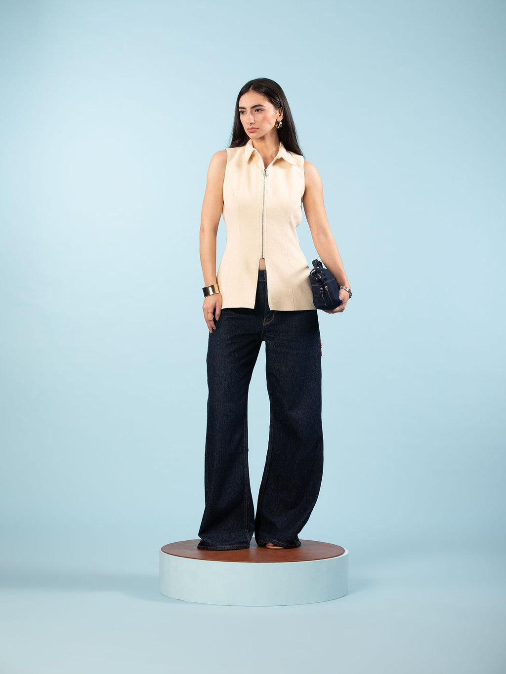 Vest with Zipper Closure