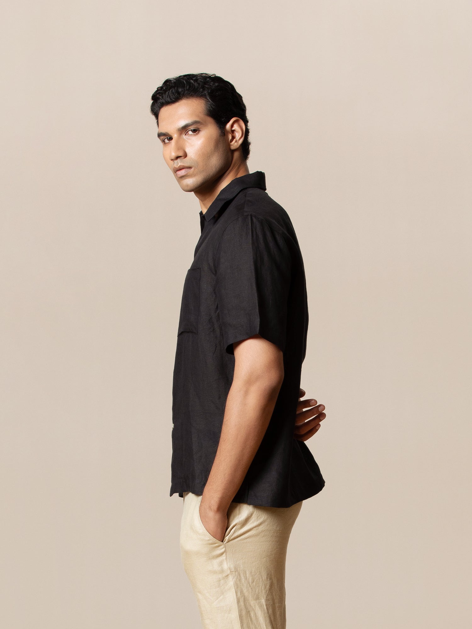 Short-sleeve Boxy Shirt