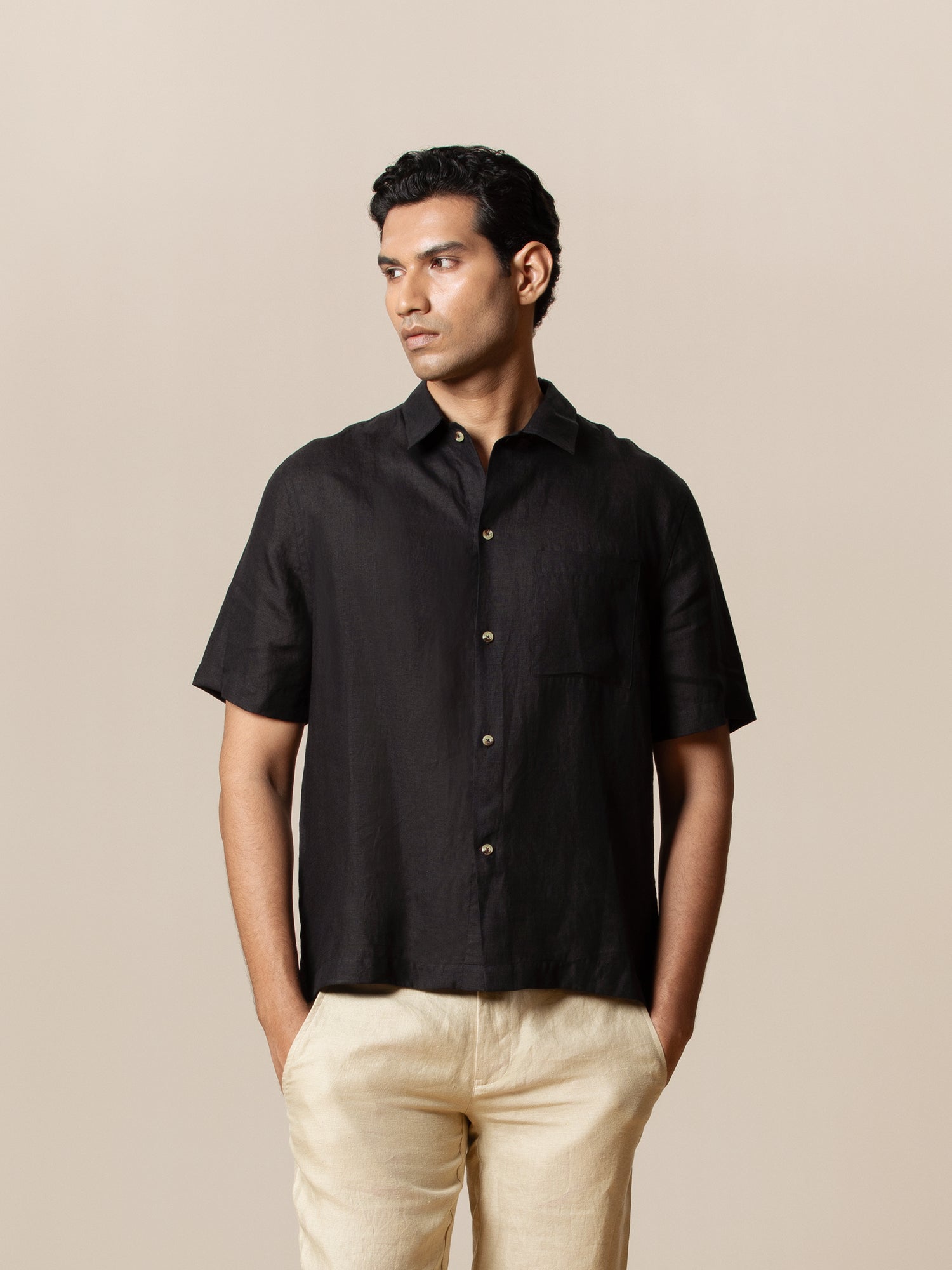 Short-sleeve Boxy Shirt
