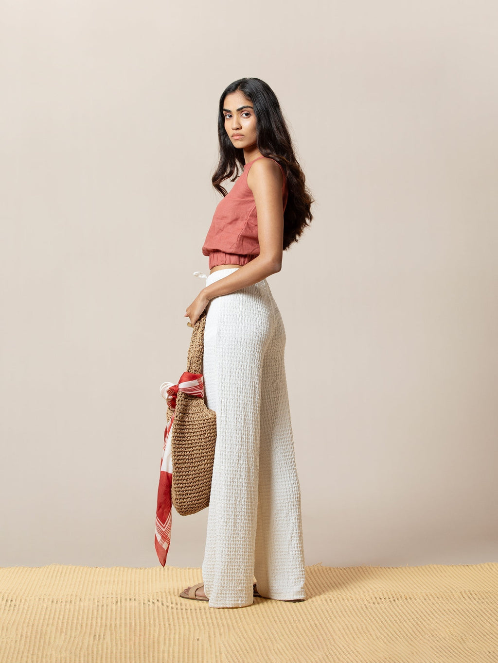 Boat neck Crop Top
