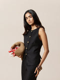 Button down vest