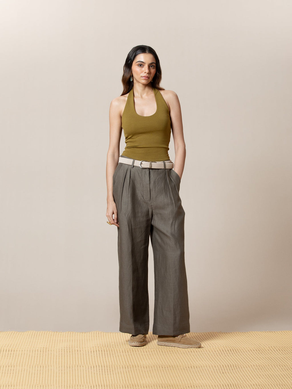 Pleated Trouser