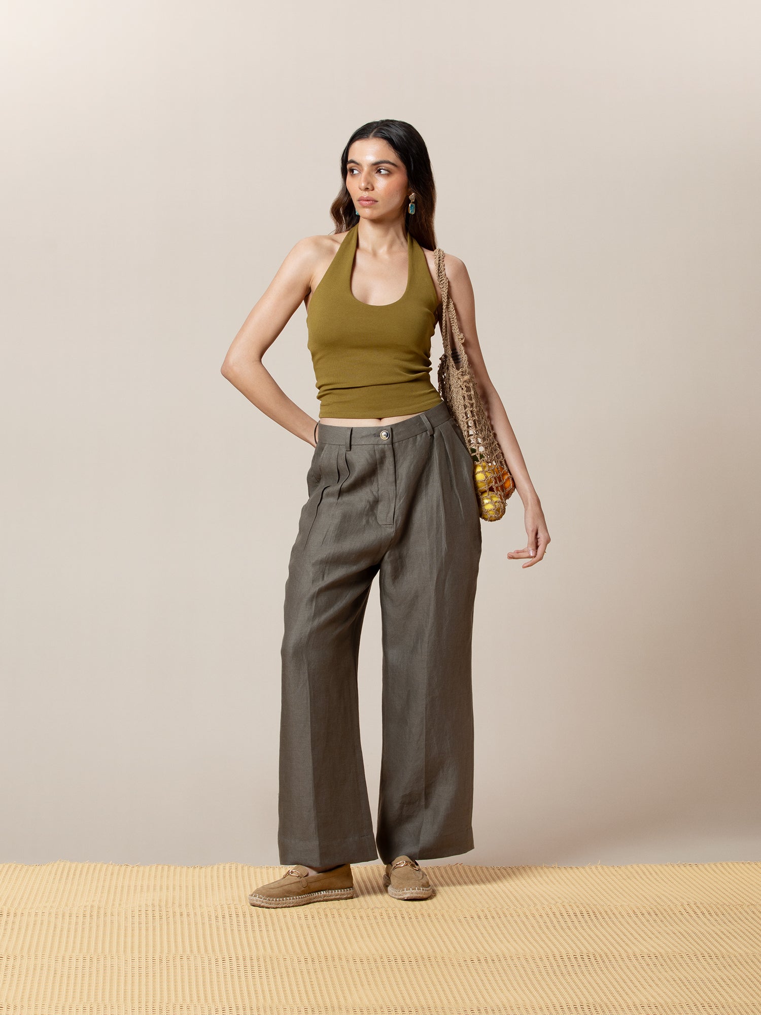Pleated Trouser