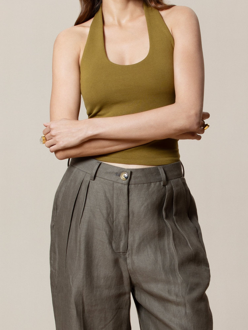 Pleated Trouser