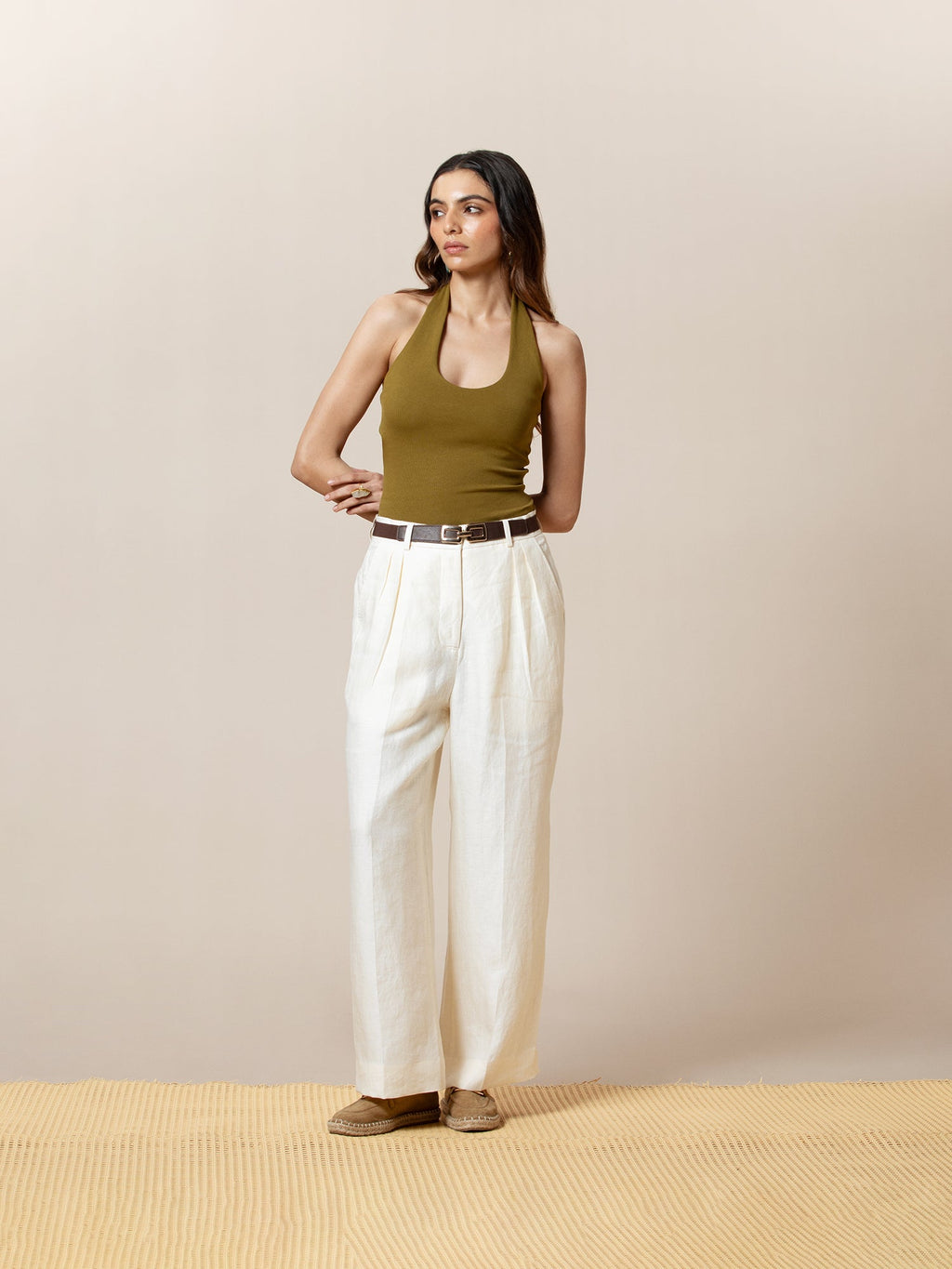 Pleated Trouser