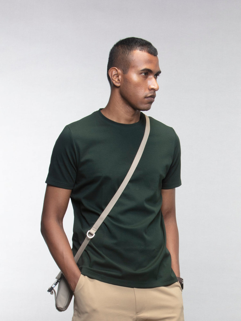 The crew neck tee
