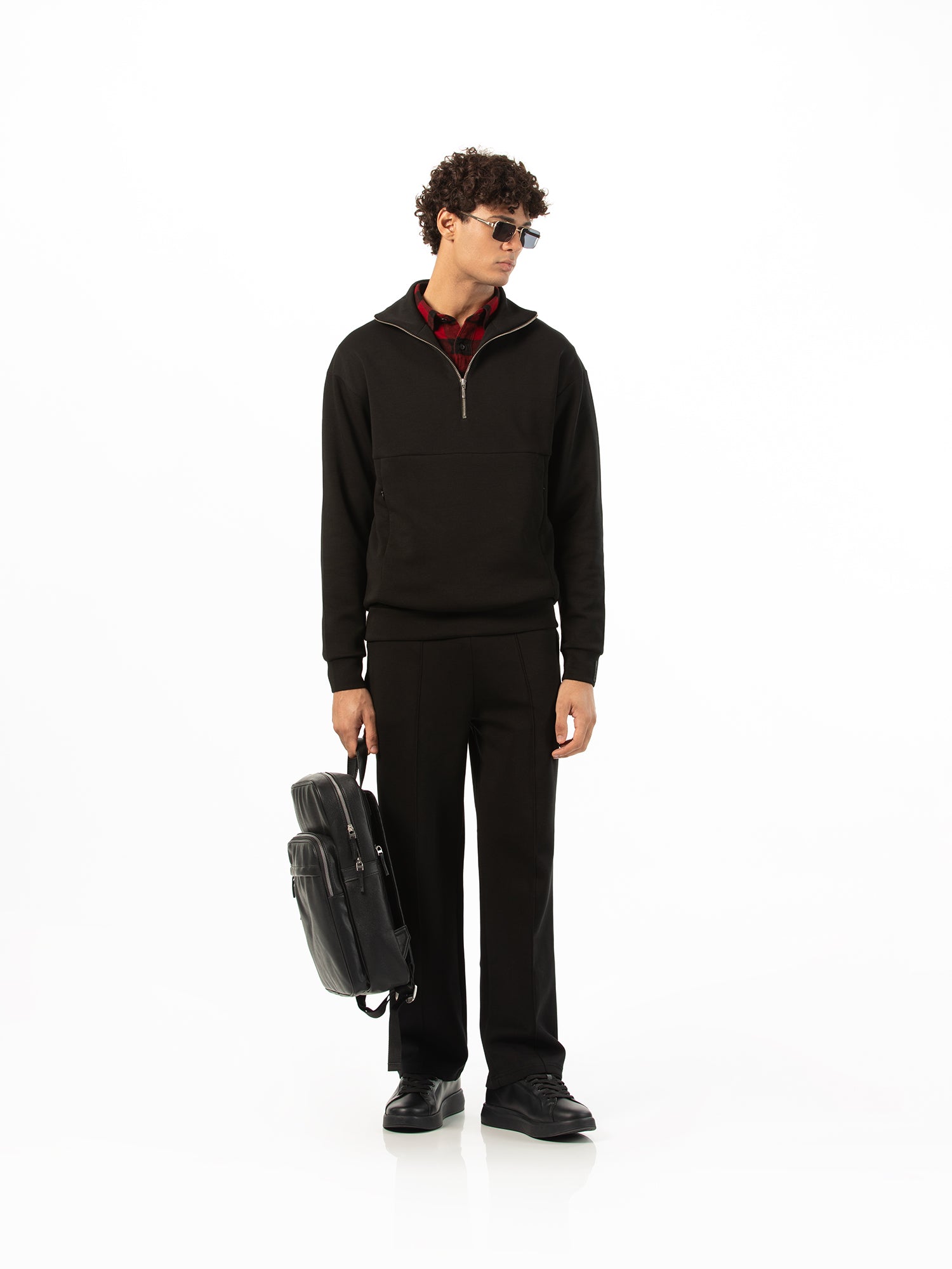 Quarter-zip sweatshirt