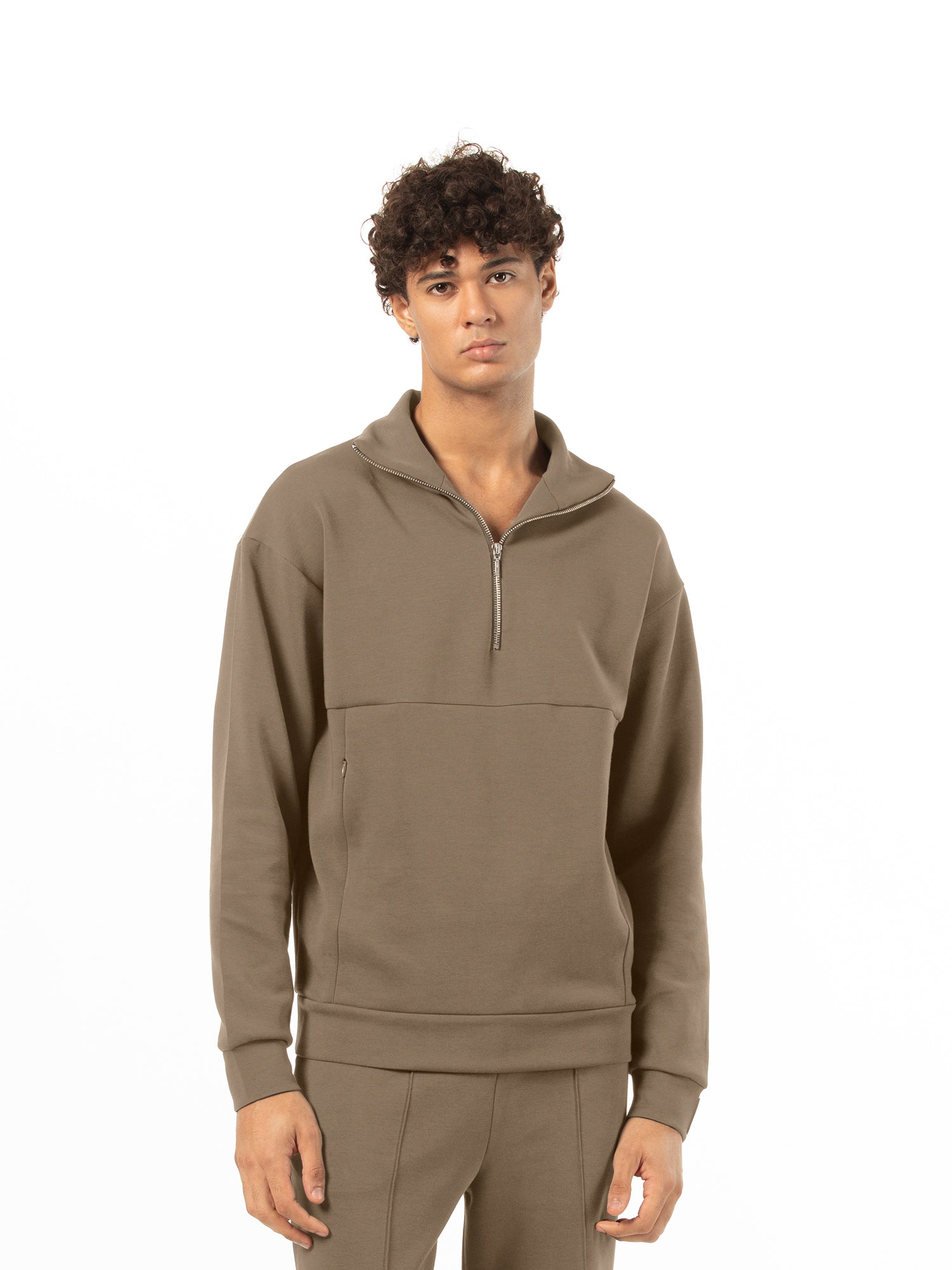 Quarter-zip sweatshirt