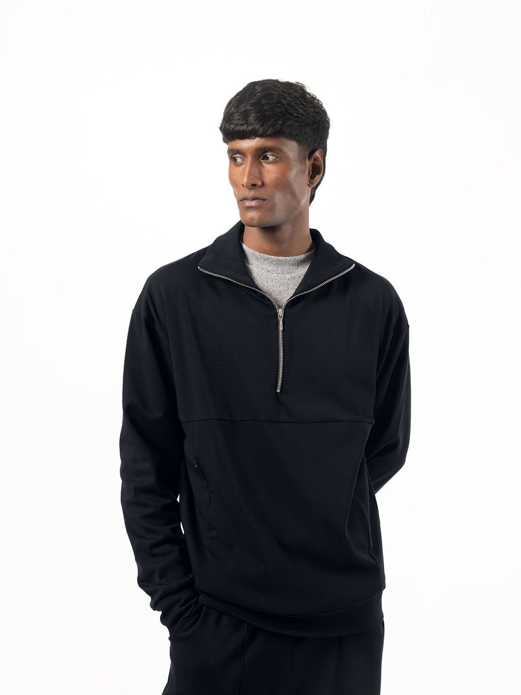 Quarter-zip sweatshirt