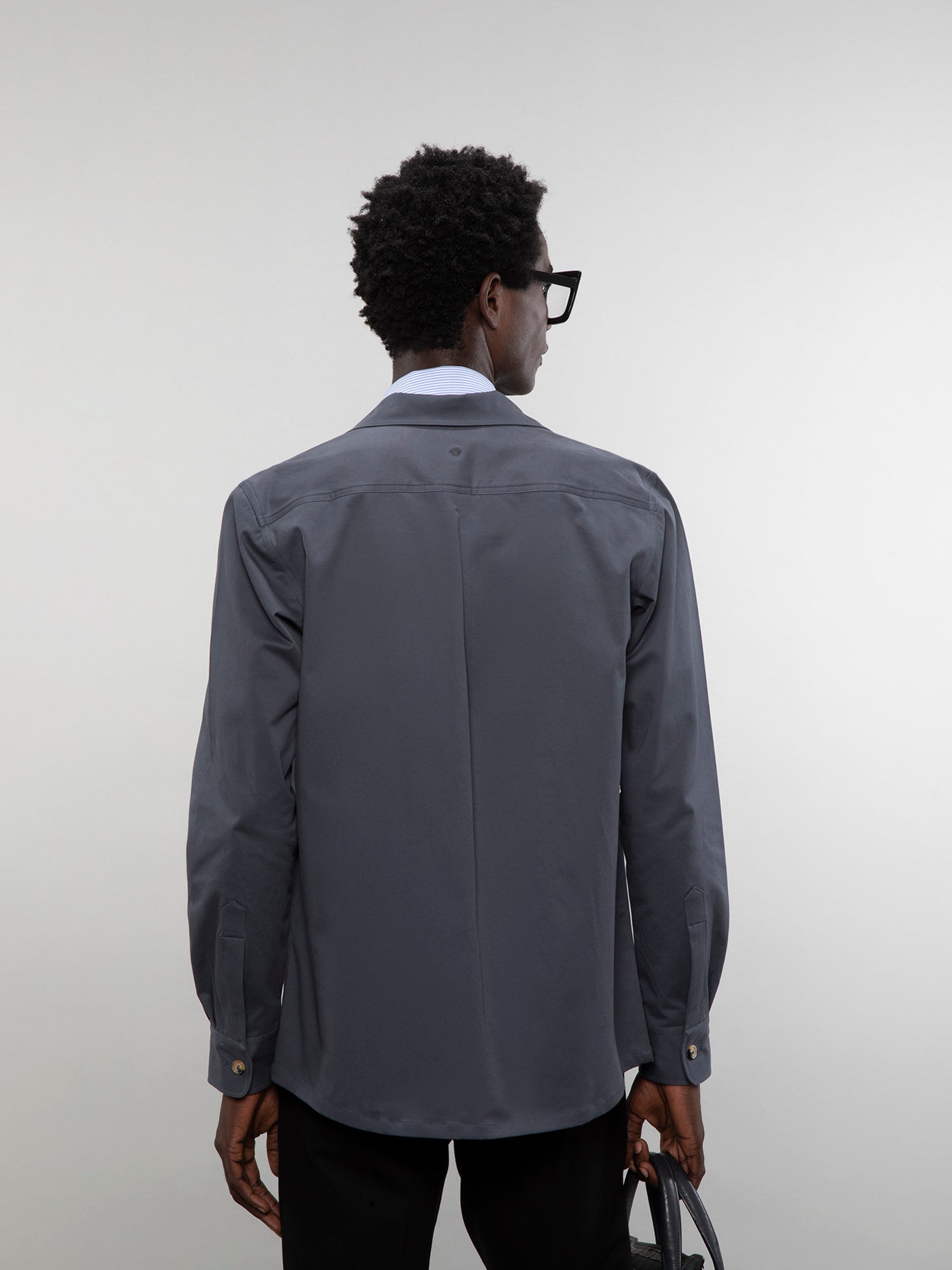 Camp collar overshirt