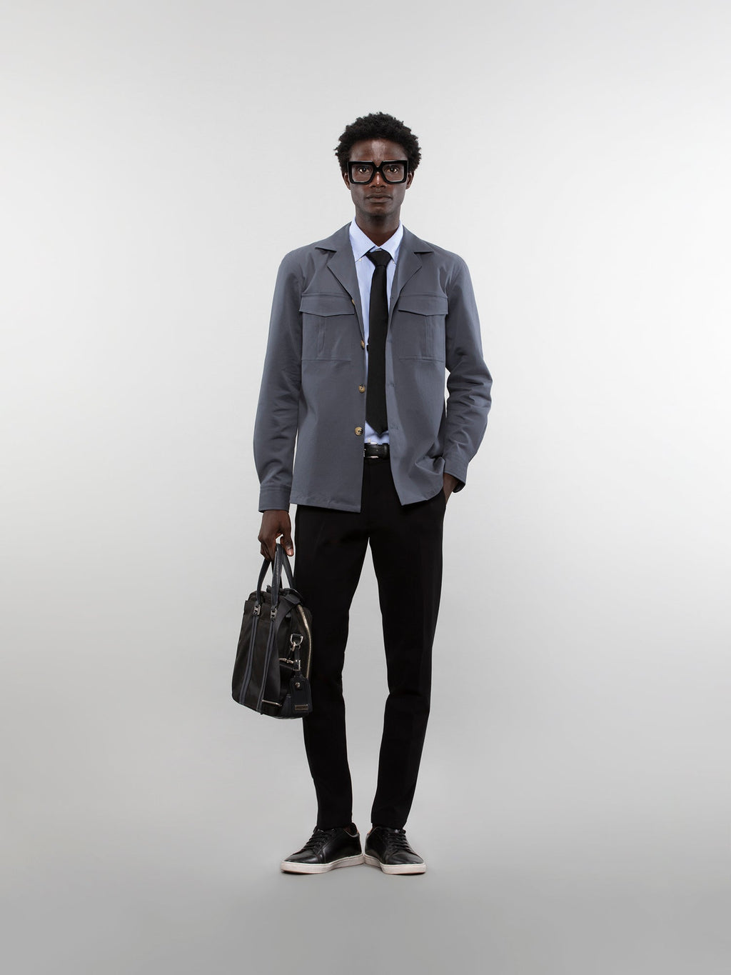 Camp collar overshirt