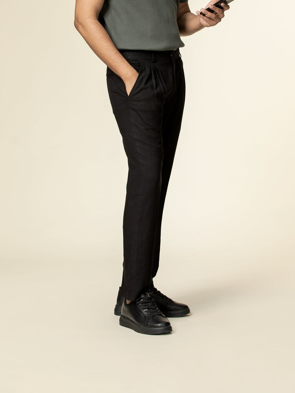 Double Pleat Trouser