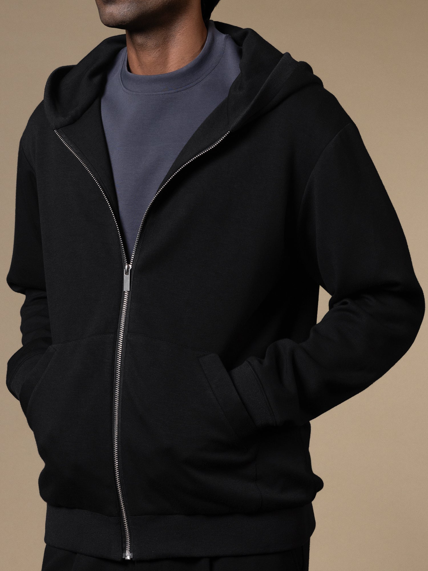 Thermal Zipper Hoodie