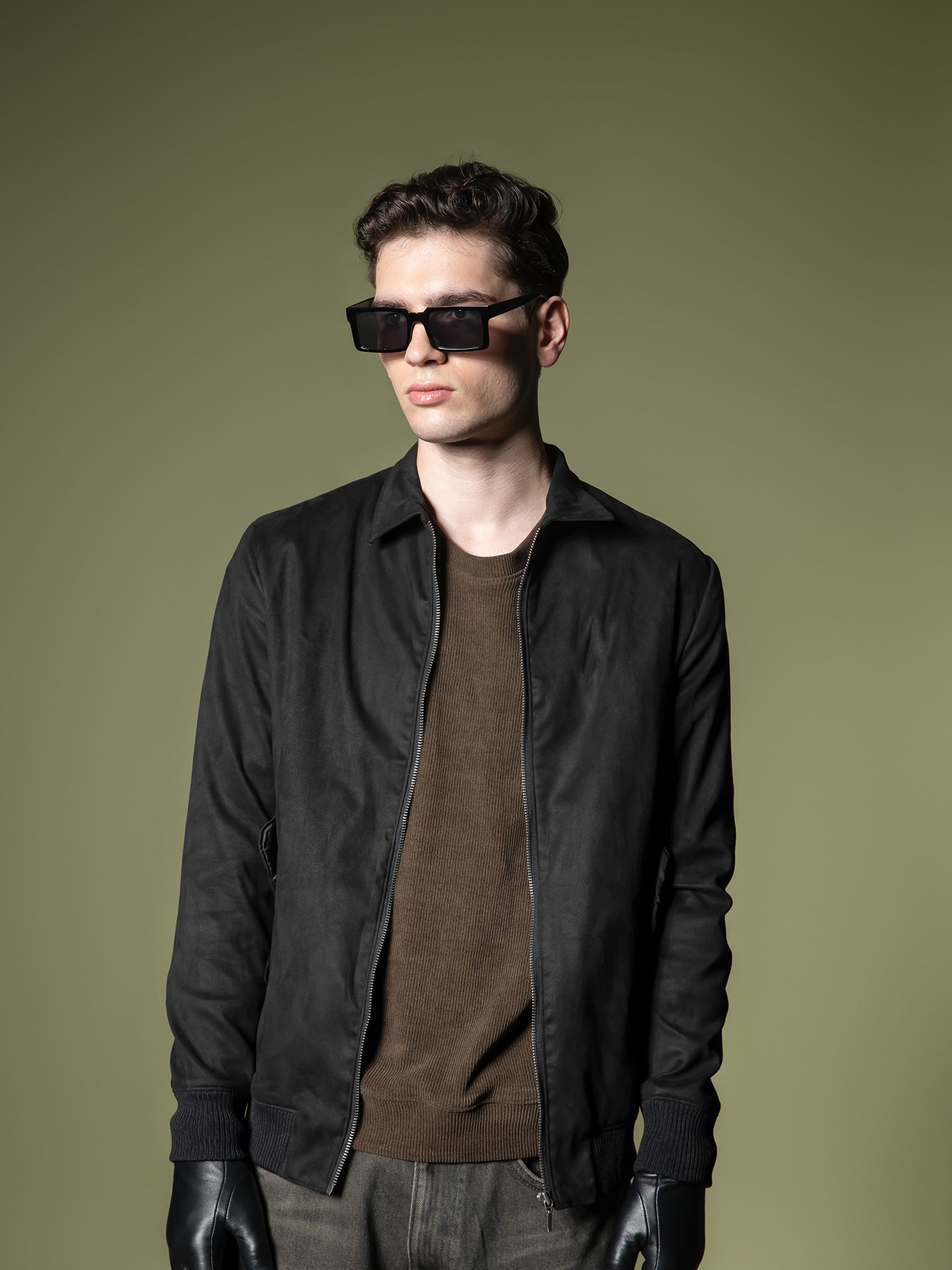 Suede Bomber