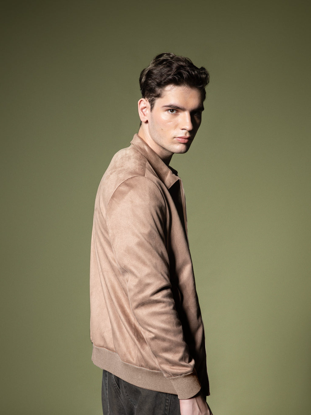 Suede Bomber