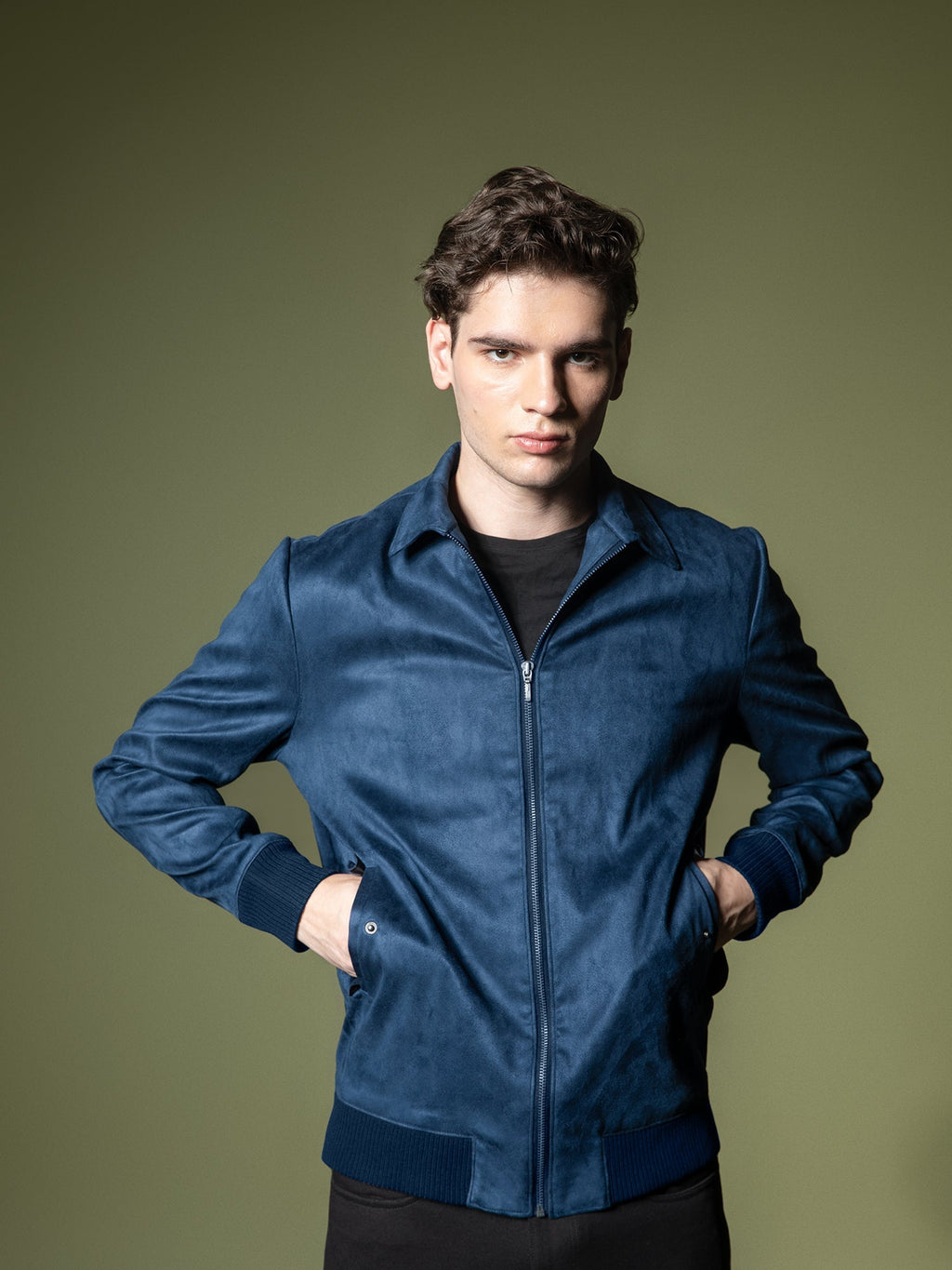 Suede Bomber