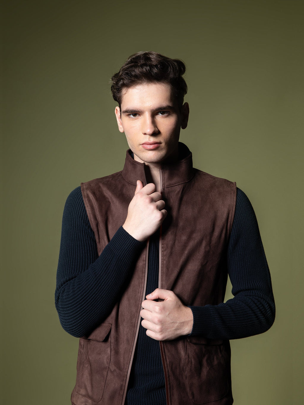 Suede Vest