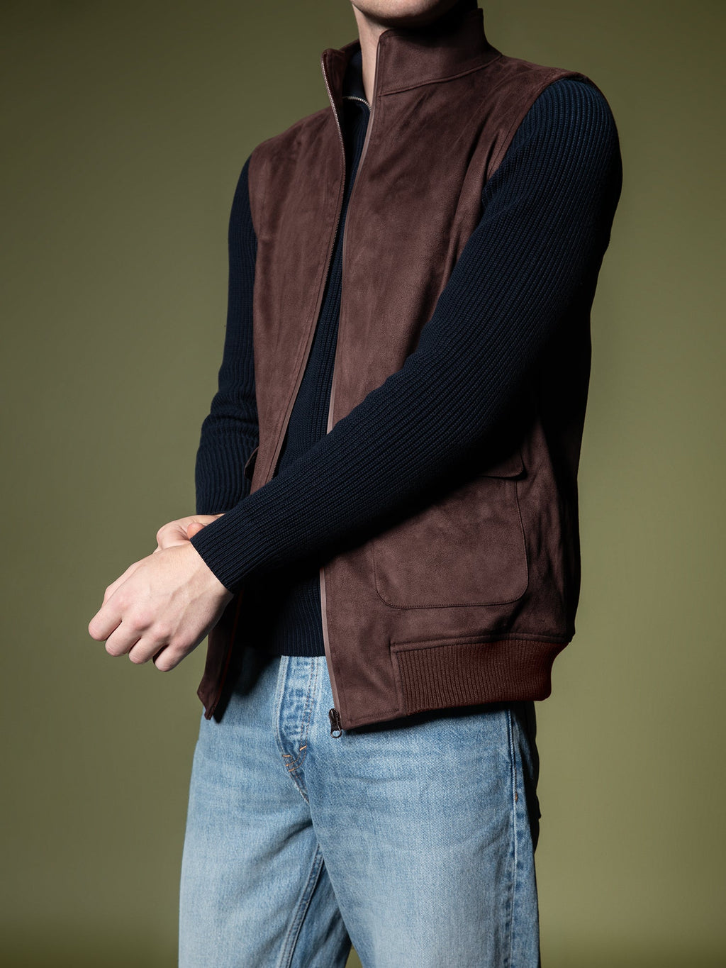 Suede Vest