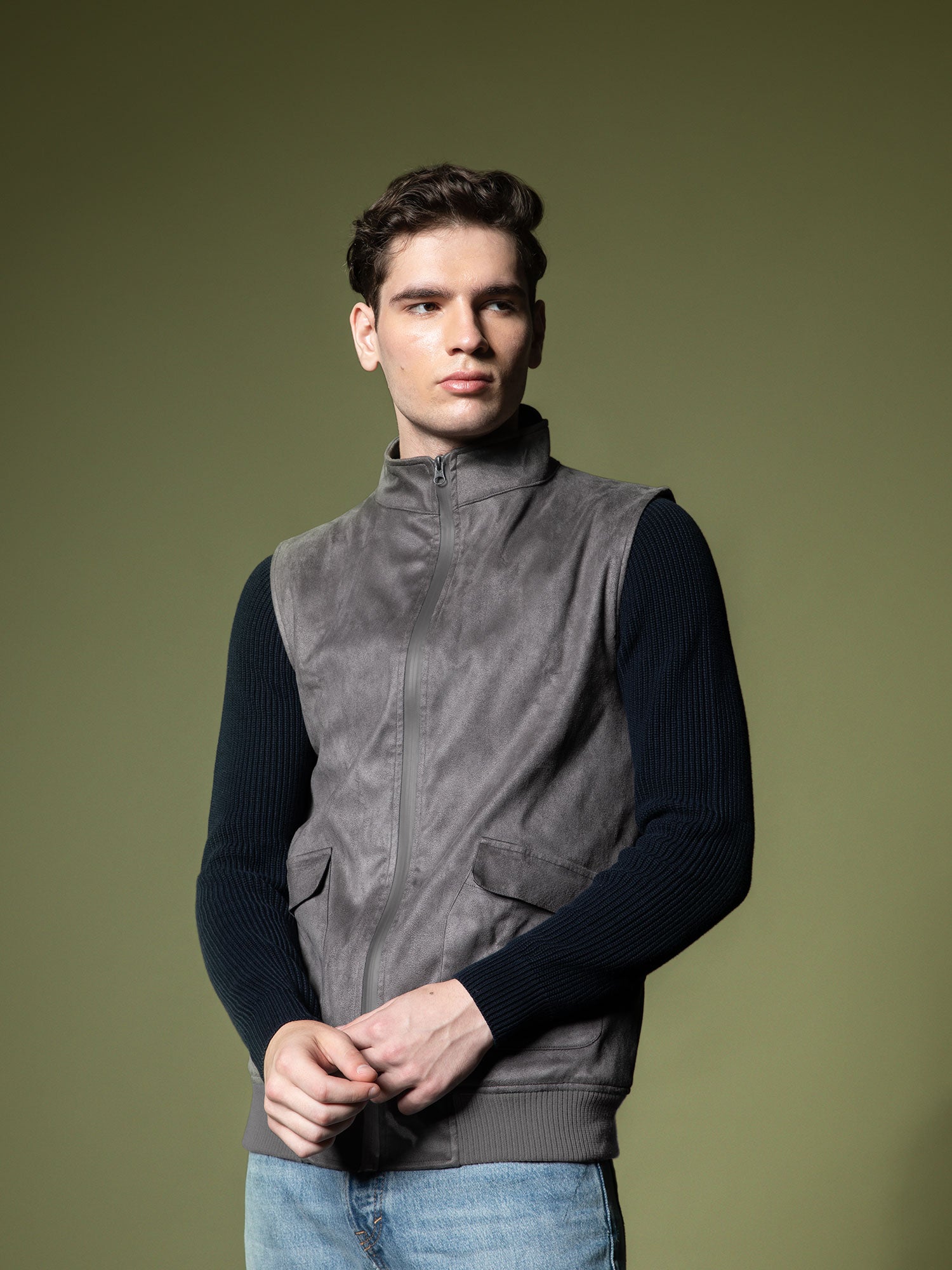 Suede Vest