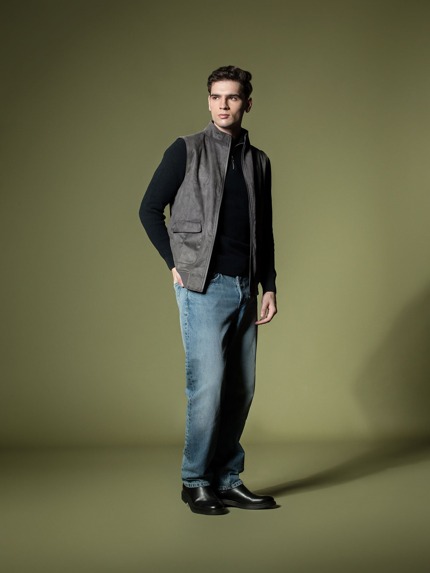 Suede Vest