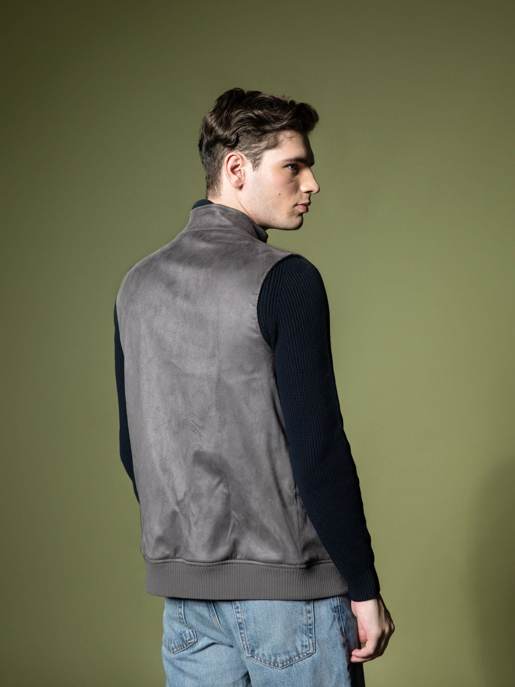 Suede Vest