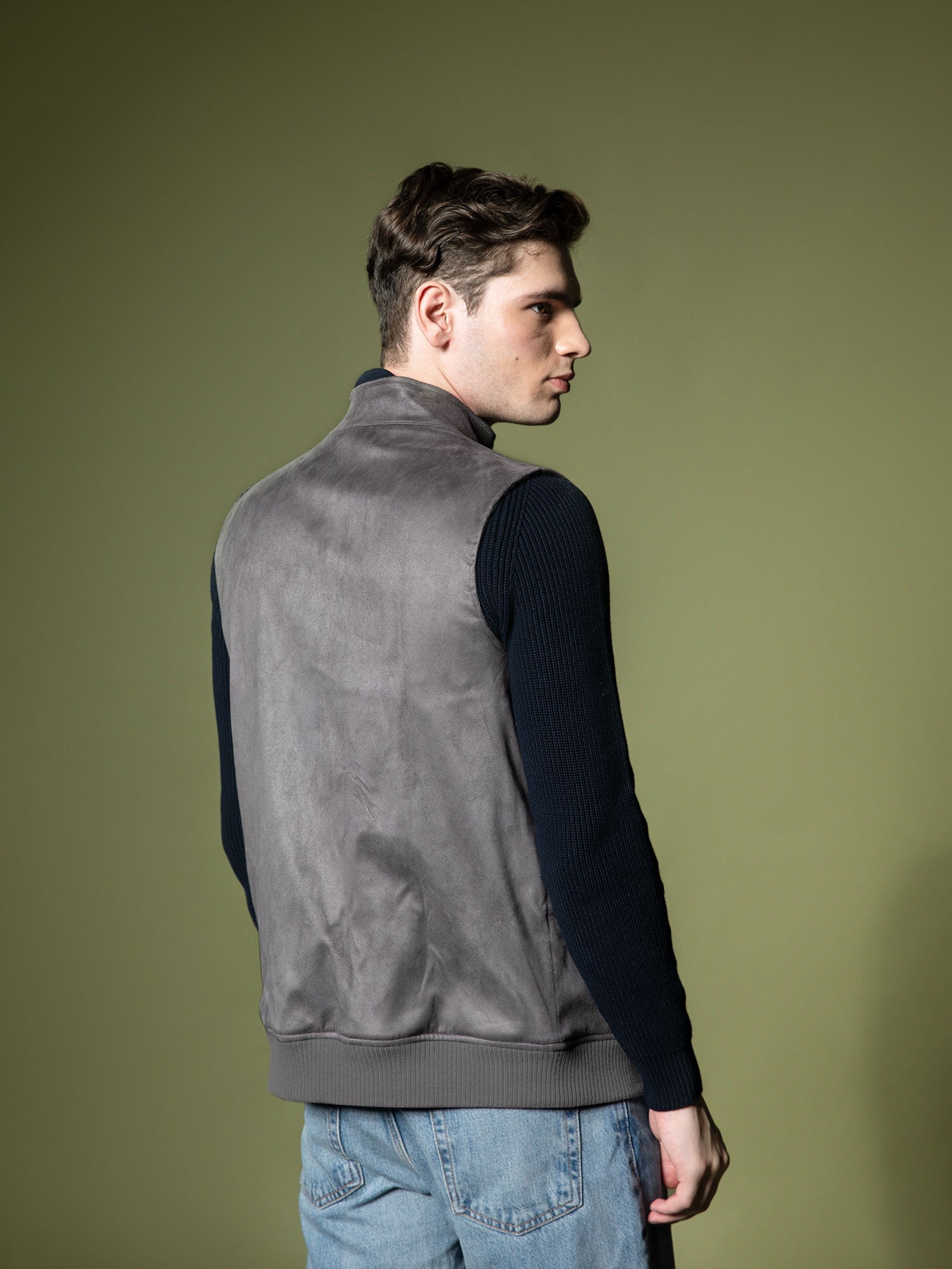 Suede Vest