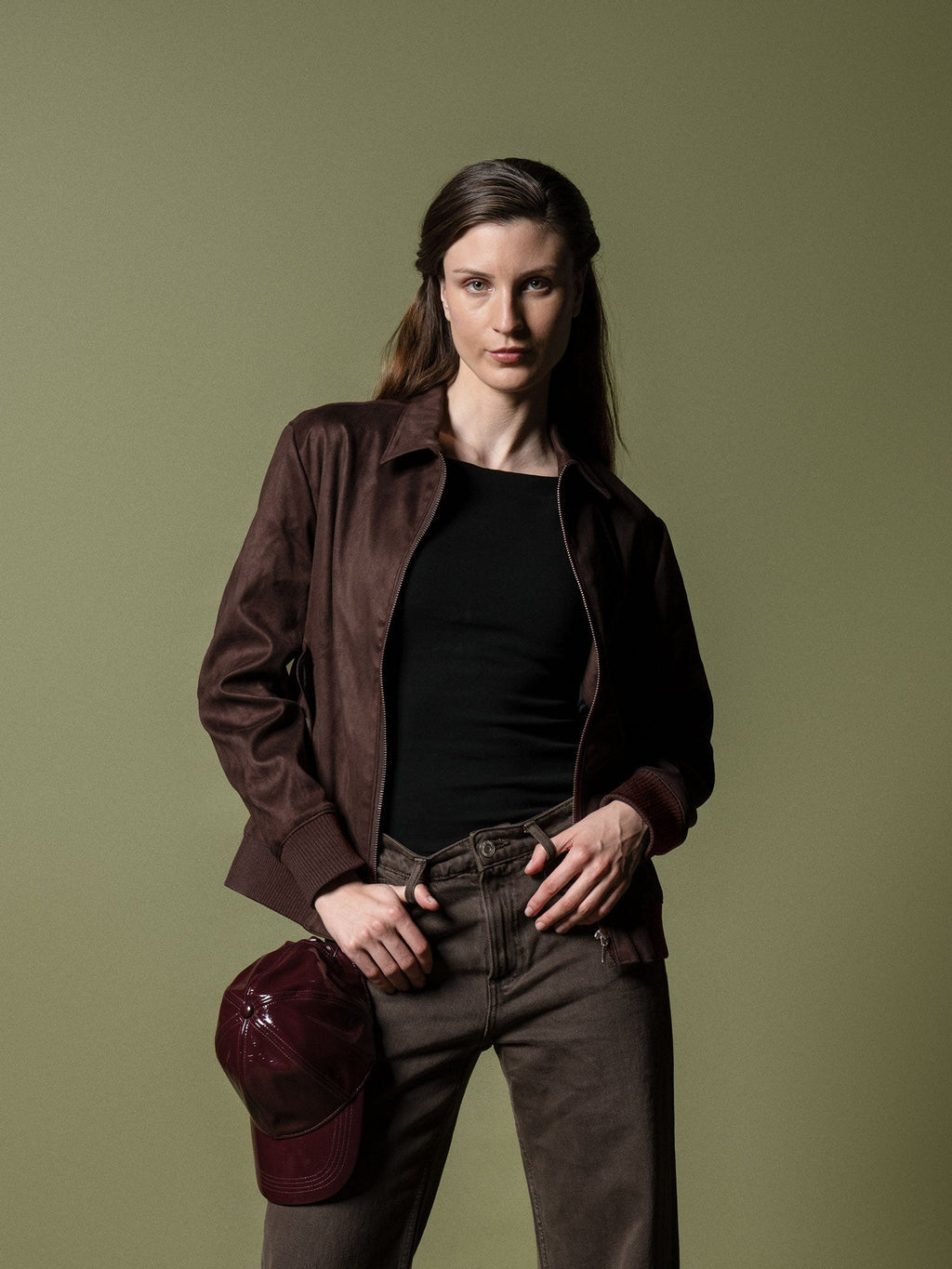 Suede Bomber