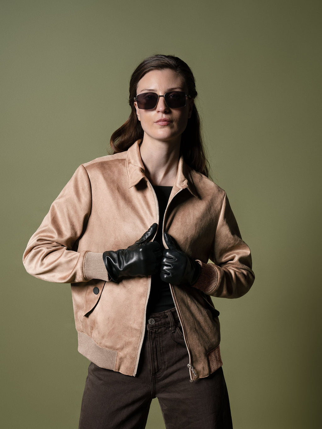 Suede Bomber