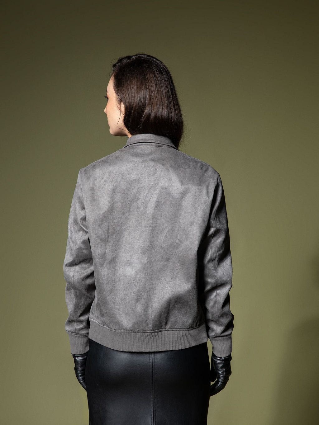 Suede Bomber
