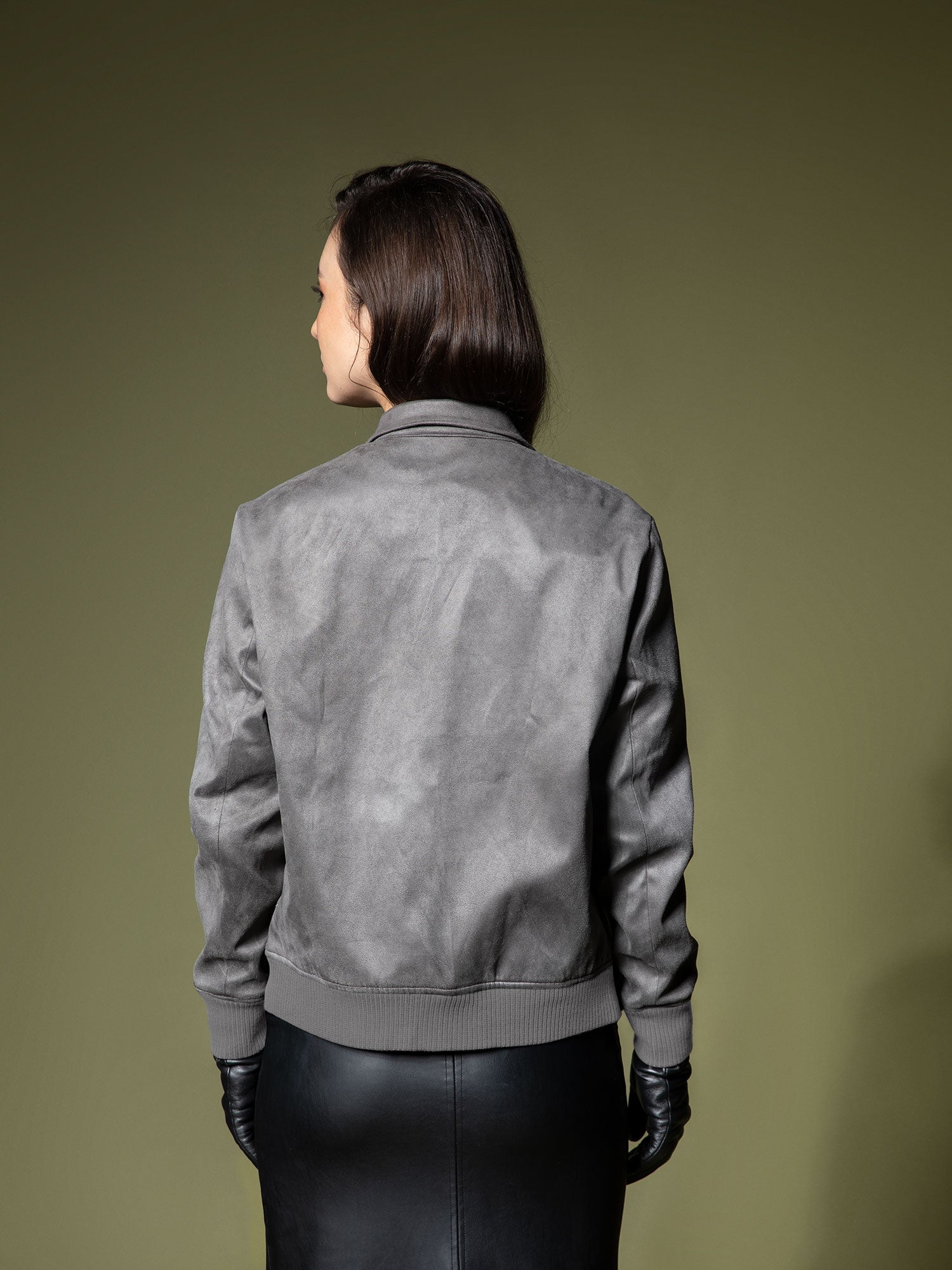 Suede Bomber