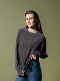 Woven texture sweatshirt
