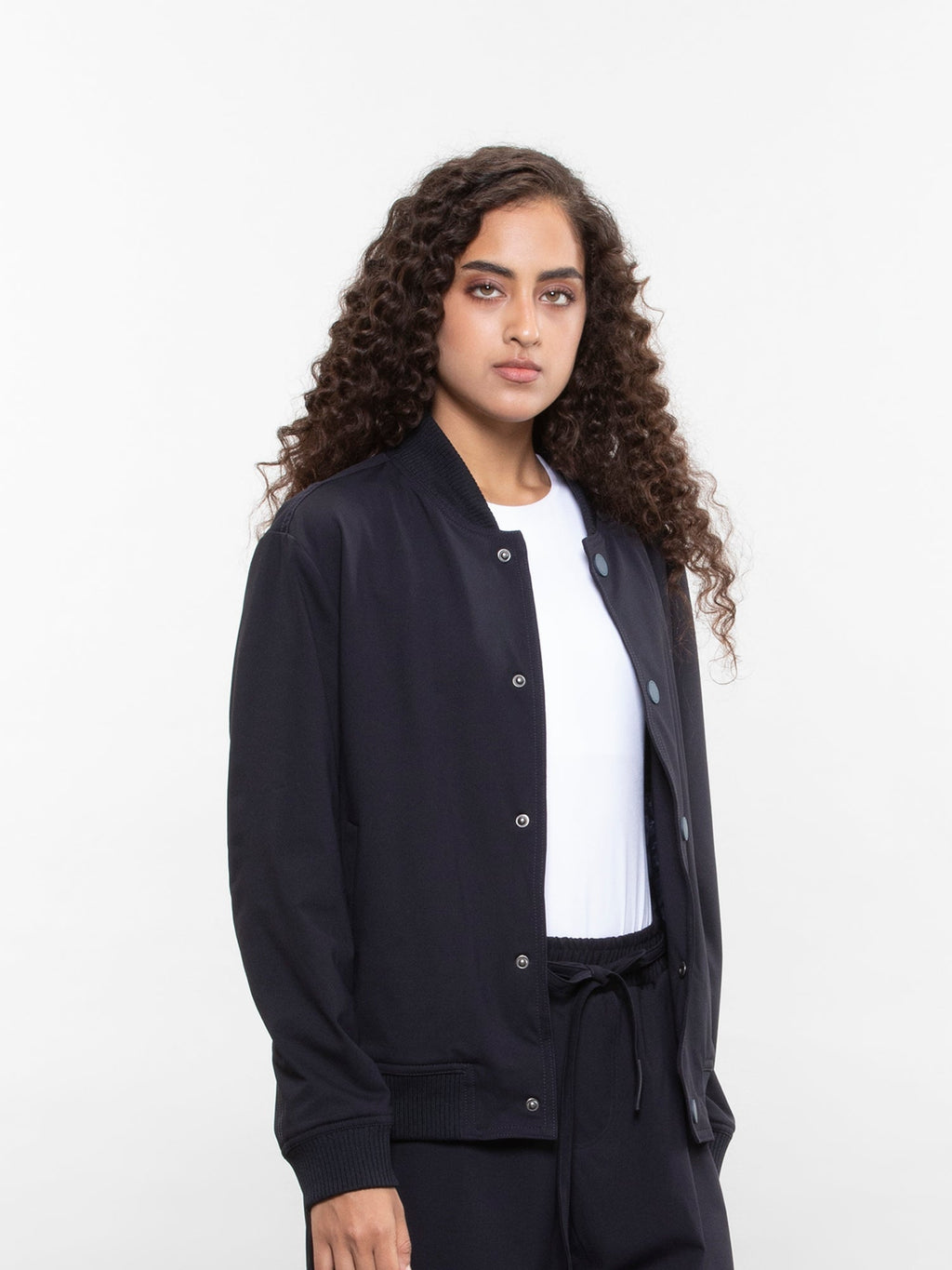 Snap button bomber