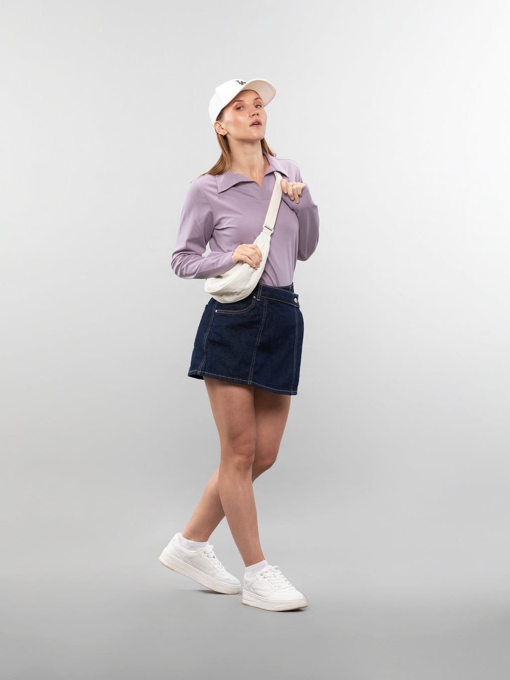 Full-sleeve lifestyle polo
