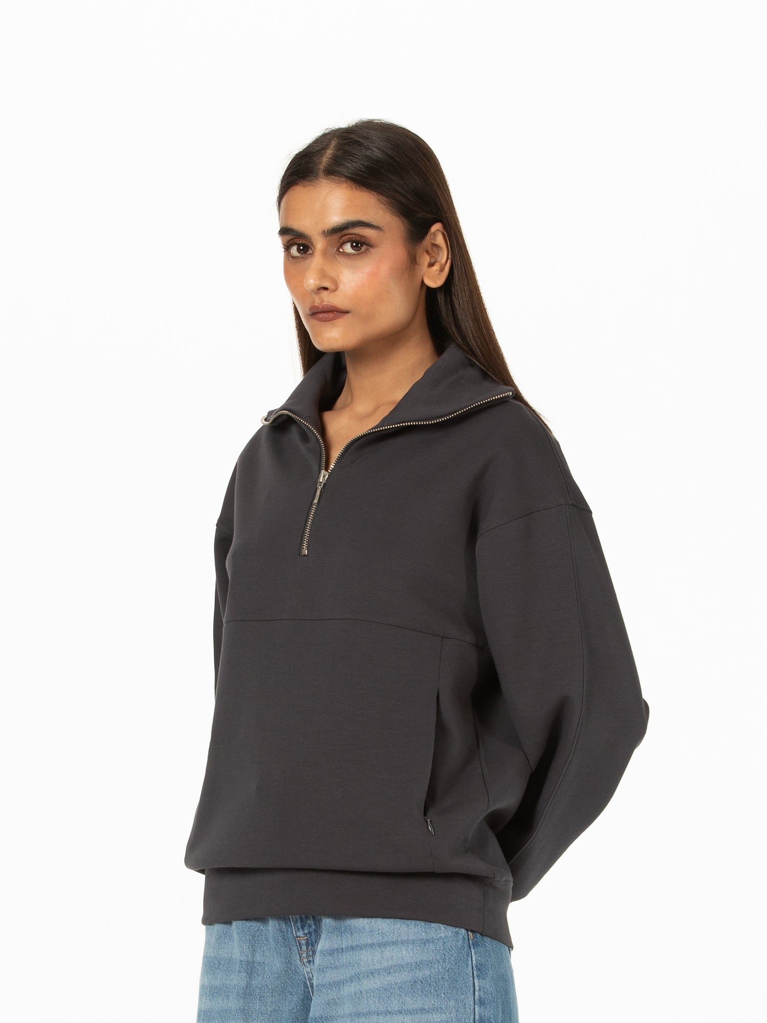 Quarter-zip sweatshirt