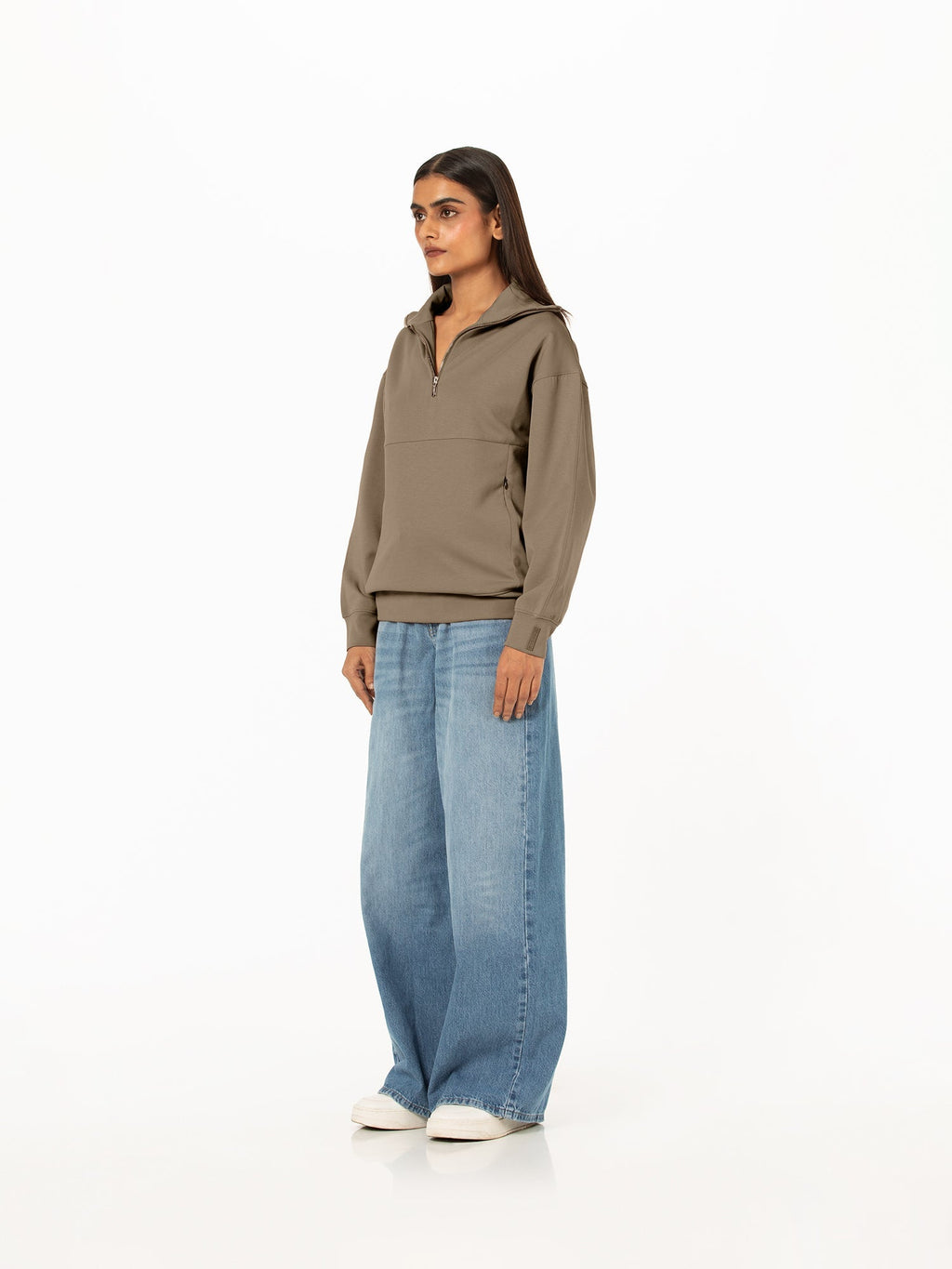 Quarter-zip sweatshirt