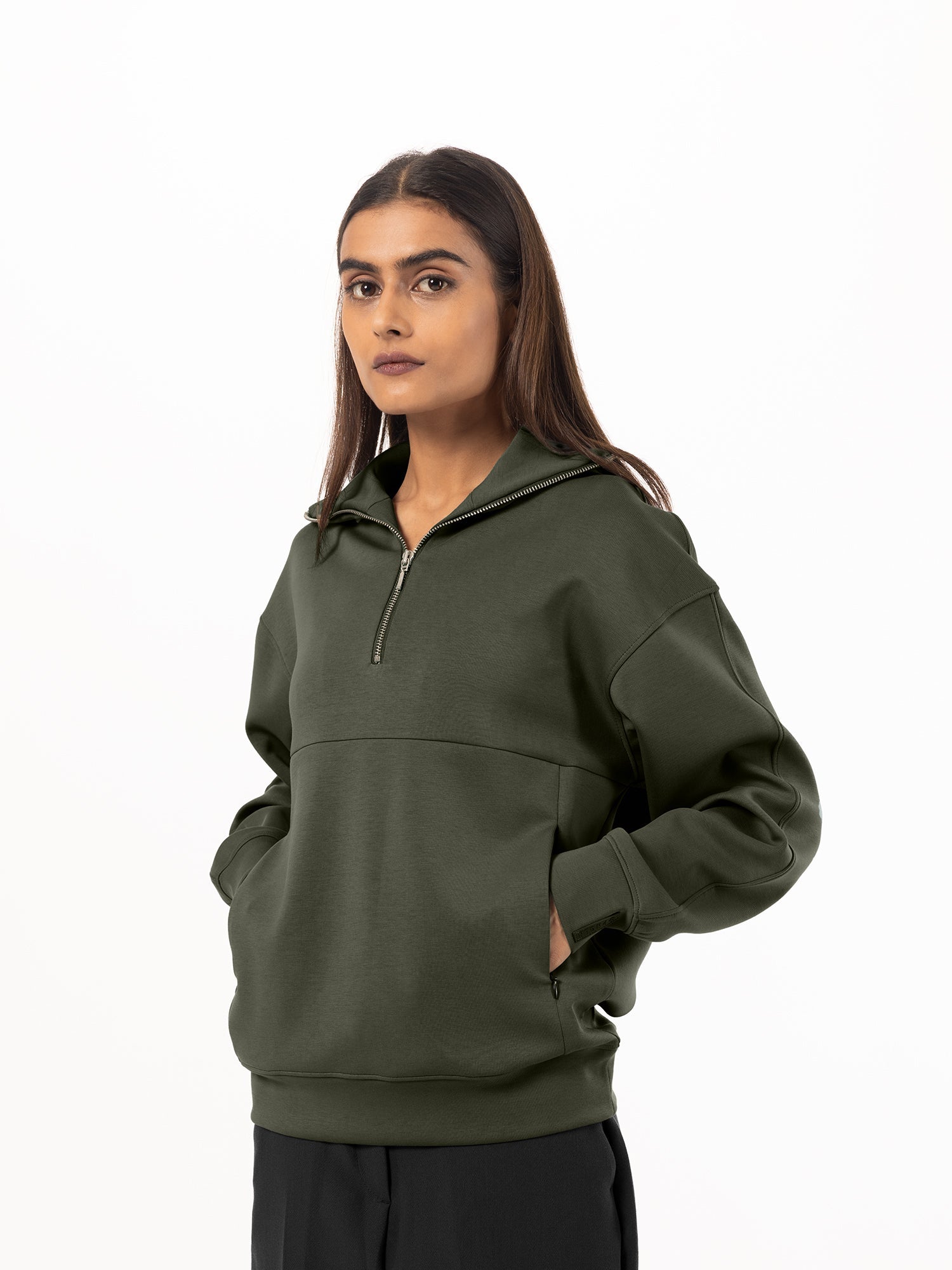 Quarter-zip sweatshirt